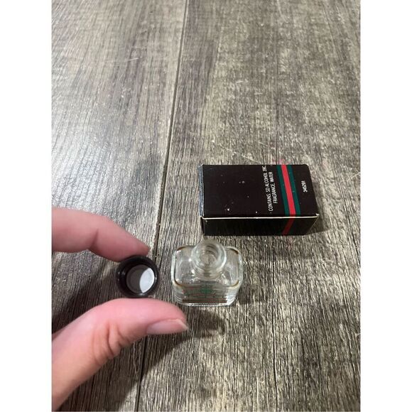 Vintage Gucci Pour Homme .25 FL OZ empty bottle cologne with box - Picture 5 of 5